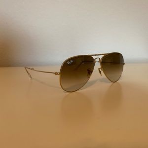 Ray-Ban Polarized Folding Aviator Sunglasses